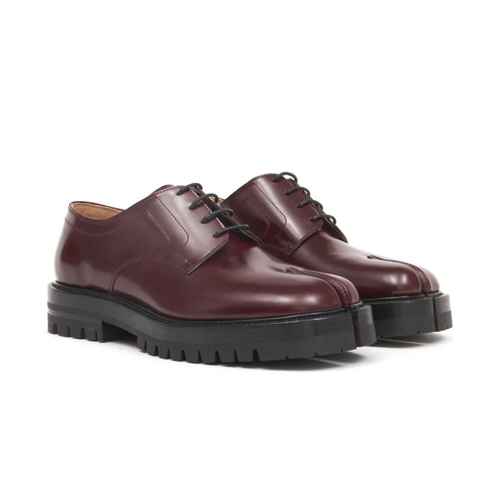Maison Margiela Tabi Oxfords US 10 EU 43 Mens Bordeaux Chunky $1350